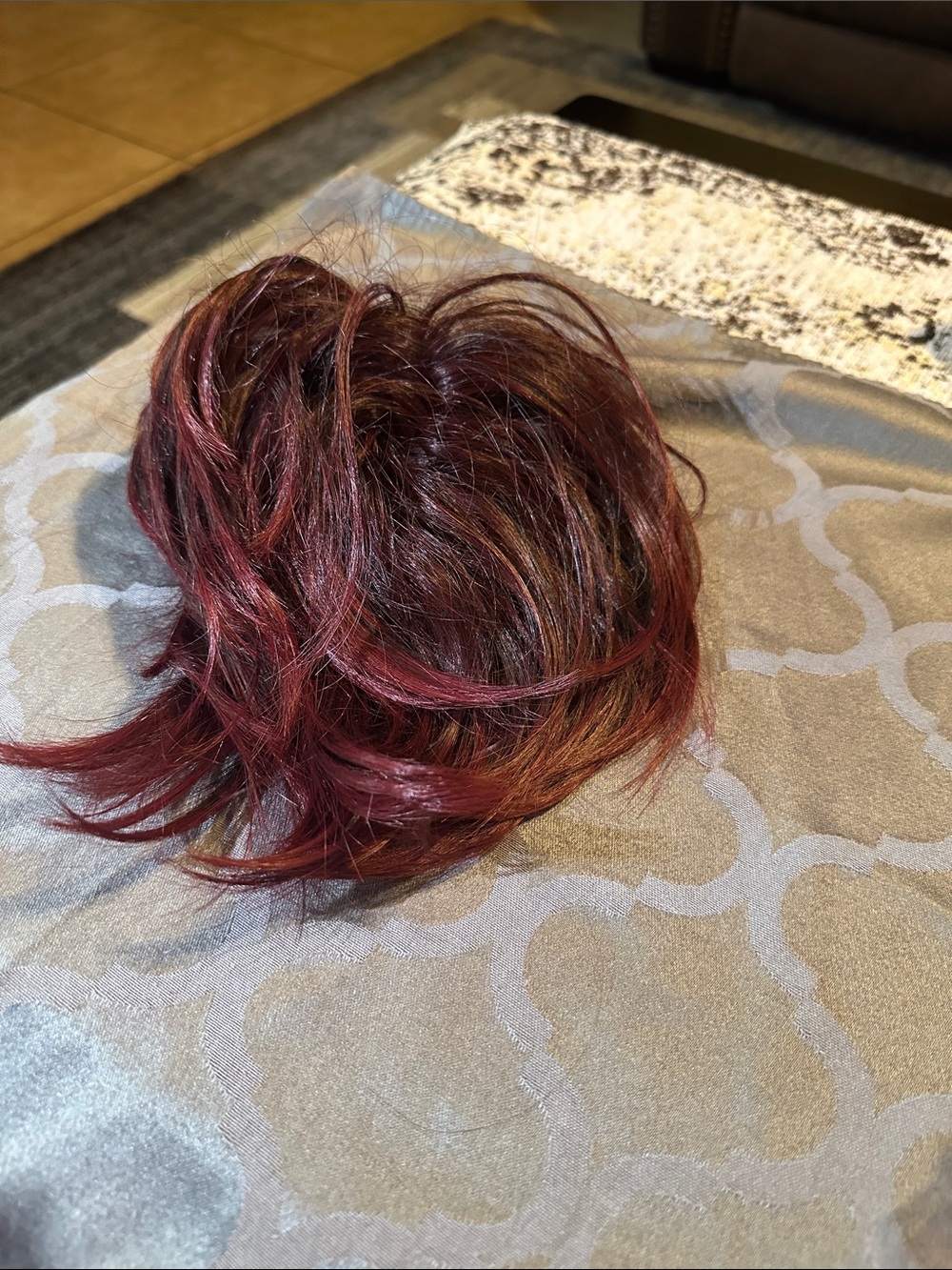 Stylish Burgundy hair tie Hairpiece for Women